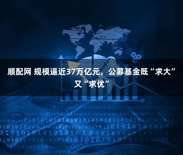 顺配网 规模逼近37万亿元，公募基金既“求大”又“求优”